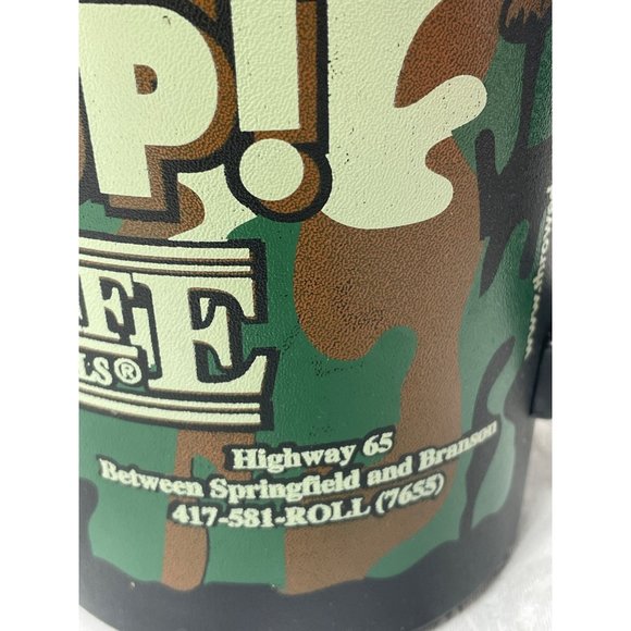 Heads Up Thermo Serv Camo Insulated Mug 1 qt Lamberts Cafe The Only Home of Thro - Picture 5 of 15